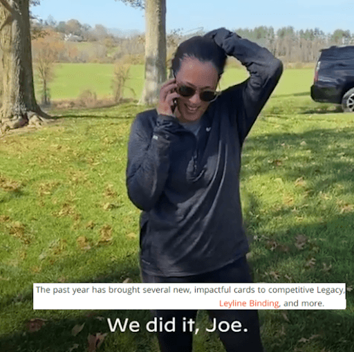 We did it Joe